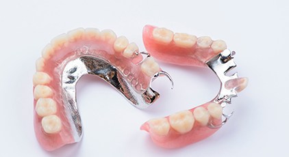 Bird’s eye view of partial dentures